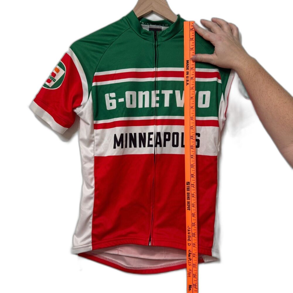 Twin Six Cycling Jersey Men's Minneapolis Summer Aero Retro Style Club Medium - Picture 3 of 7